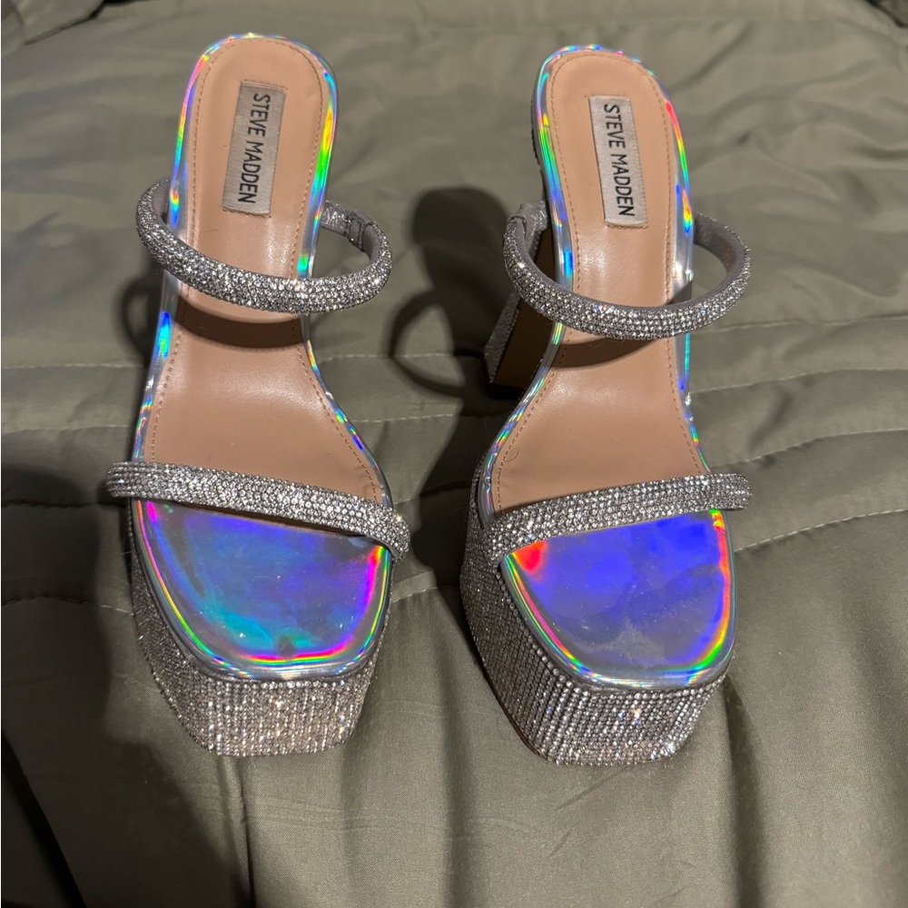 Steve Madden sparkle heels